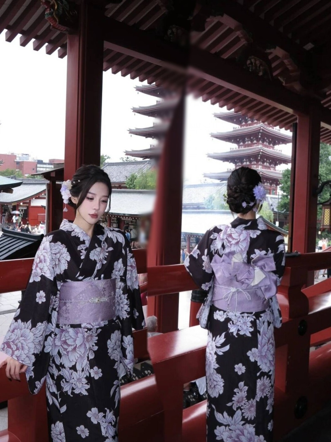Women Formal Wear Photoshoot - Kimono Tradizionale Giapponese Migliorato per Servizi