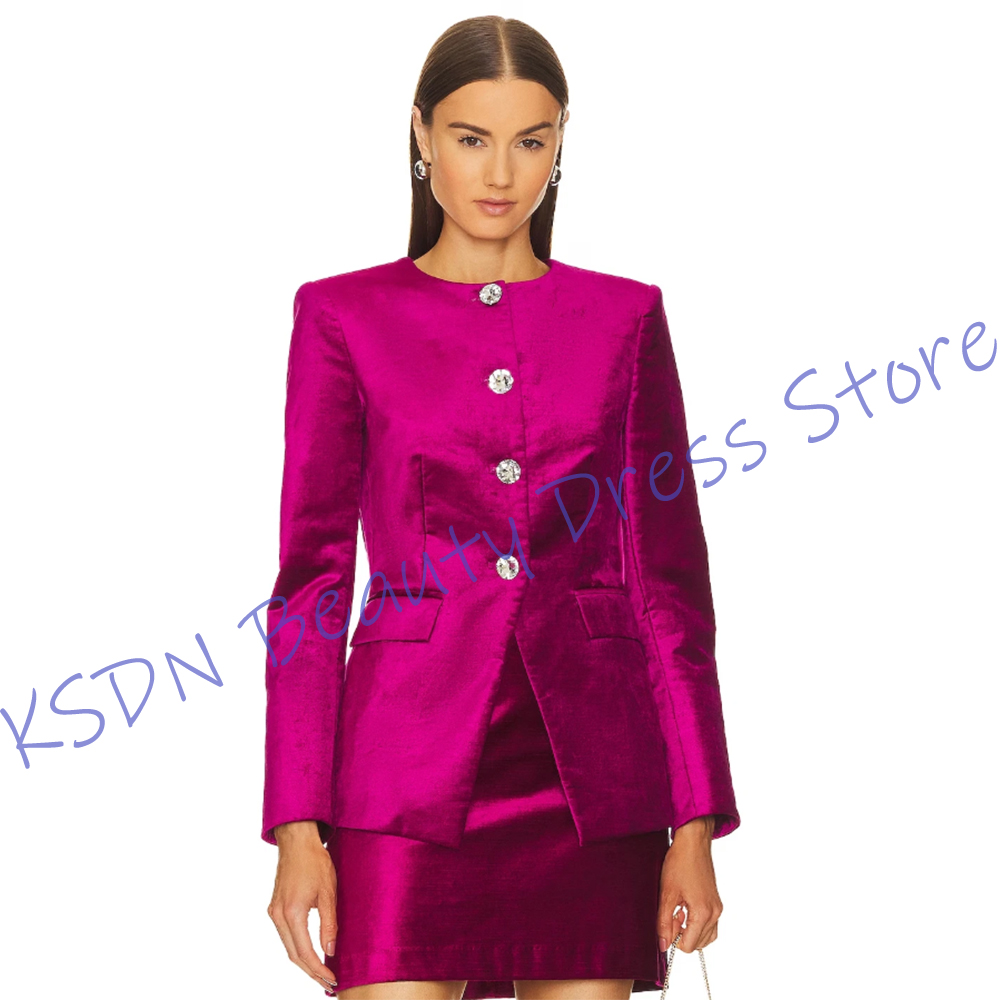Women'S Formal Wear Jackets - Elegante Completo da Donna Monopetto in