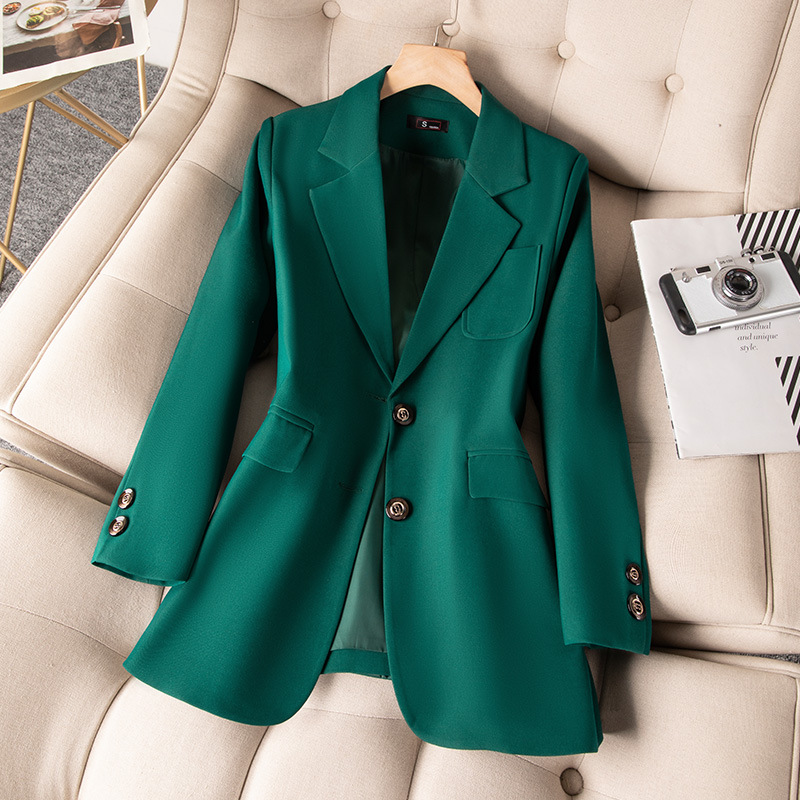 Women'S Formal Wear Jackets - Cappotto blazer formale da donna blu