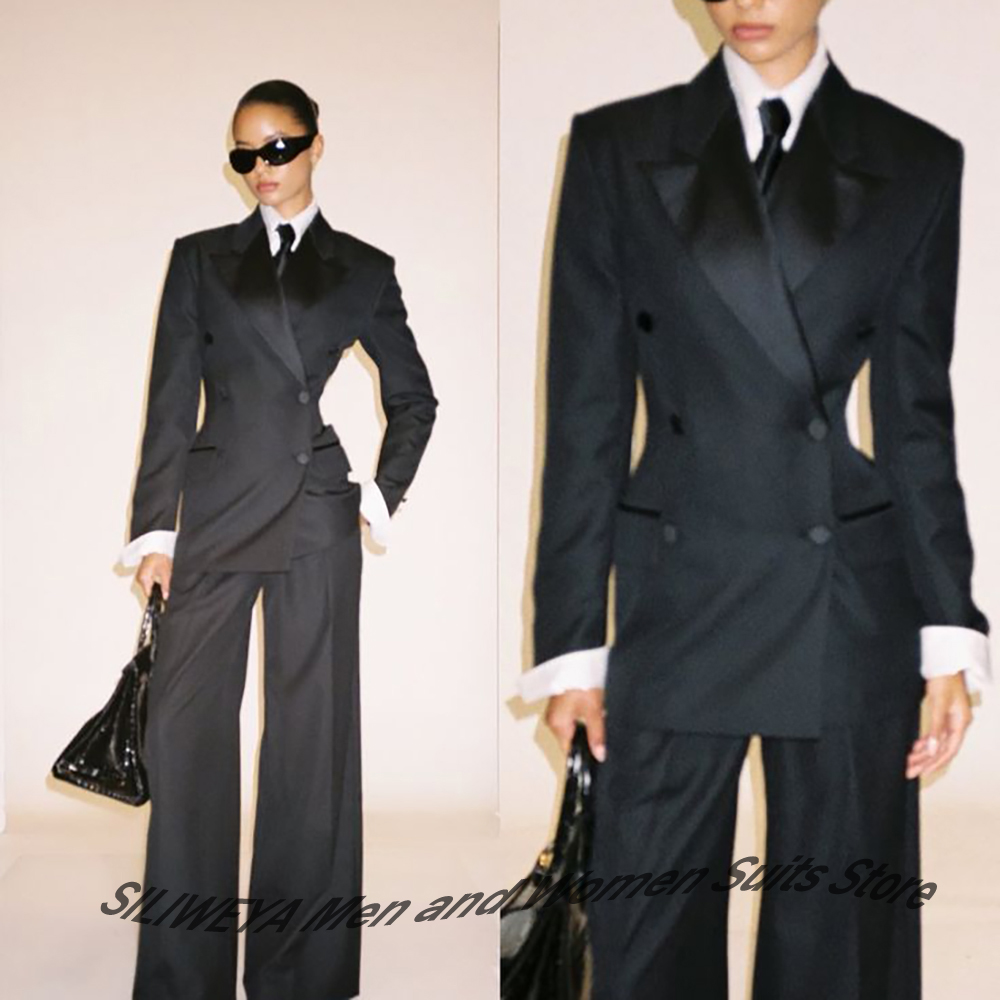Abito doppiopetto nero da donn - Women'S Formal Wear Jackets recensione e prezzo