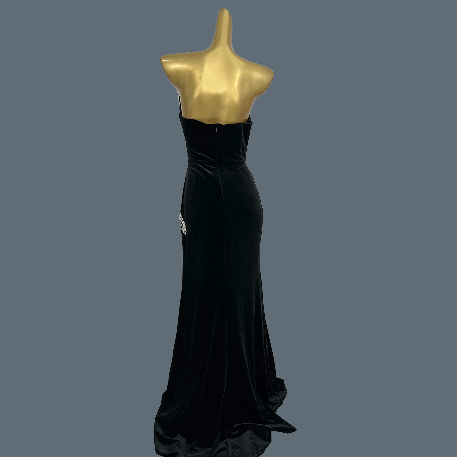 Abito Lungo in Velluto Nero, V - Women Formal Wear Photoshoot recensione e prezzo