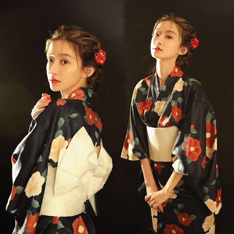 Elegante kimono formale da don - Women Formal Wear Photoshoot recensione e prezzo