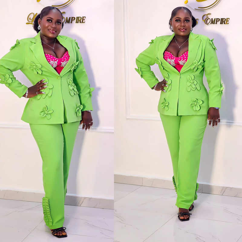 Set blazer da donna verde tagl - Women Formal Wear For Plus Size recensione e prezzo