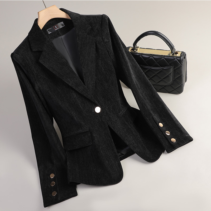 Blazer in Velluto Giallo Oro p - Women'S Formal Wear Jackets recensione e prezzo