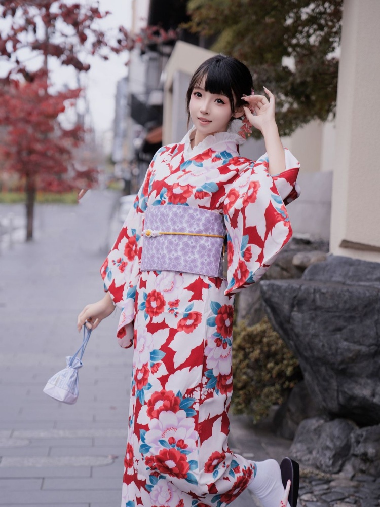 Yukata Kimono Tradizionale Gia - Women Formal Wear Photoshoot recensione e prezzo