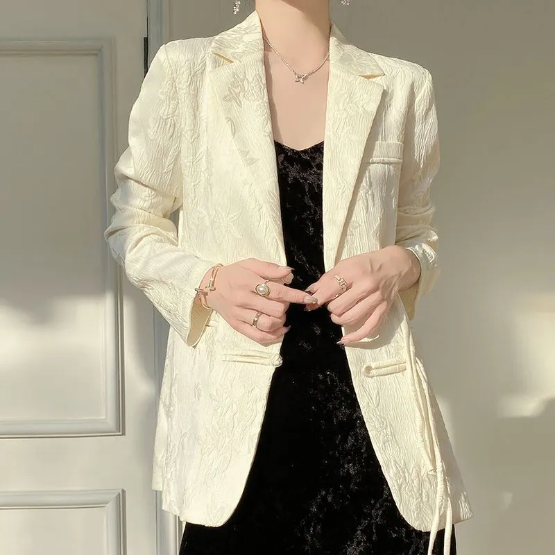 Giacca blazer bianca testurizz - Women'S Formal Wear Jackets recensione e prezzo
