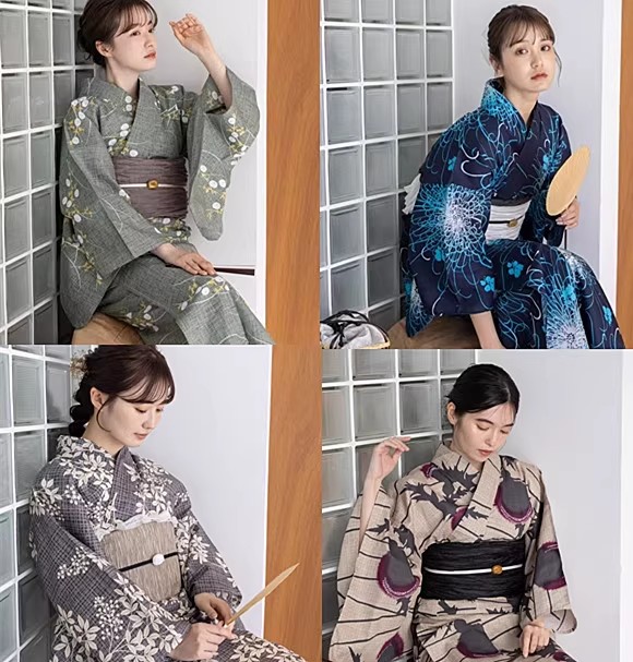 Kimono giapponese / Yukata da  - Women Formal Wear Photoshoot recensione e prezzo